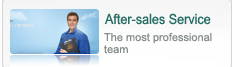 After sale service team the most professional